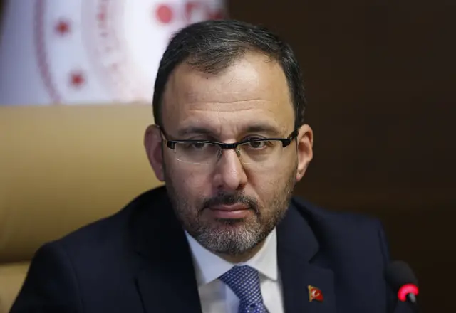 Gençlik ve Spor Bakanı Mehmet Kasapoğlu