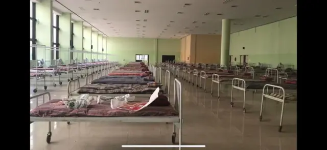 बालेवाडीत उभारण्यात येणारे कोव्हिड केअर सेंटर