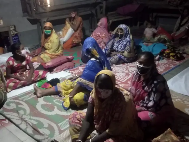 দক্ষিণ ২৪ পরগণার কালিনগরের আশ্রয় কেন্দ্র