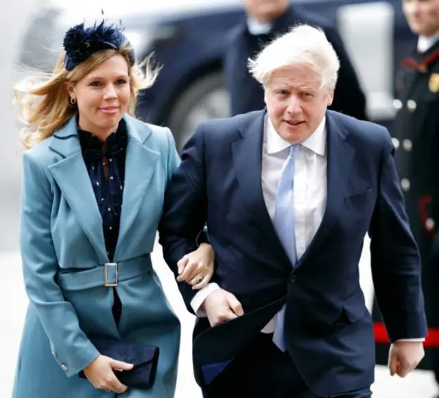 Boris Johnson and Carrie Symonds