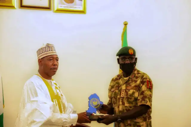 Gwamna Zulum da Buratai