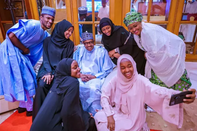 Buhari da iyalinsa