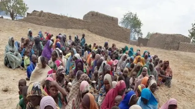 Mata da ƙananan yara a Borno