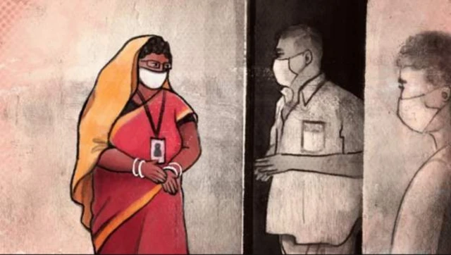 Ms Sahu dey go door-to-door to educate pipo about coronavirus