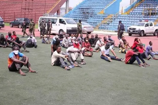 Rivers State arrest over 200 pipo wey break lockdown