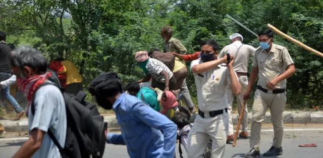ਪਰਵਾਸੀ ਮਜ਼ਦੂਰਾਂ ’ਤੇ ਅੰਬਾਲਾ ’ਚ ਹੋਇਆ ਲਾਠੀਚਾਰਜ