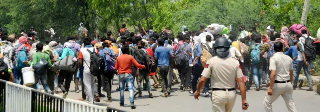 ਪਰਵਾਸੀ ਮਜ਼ਦੂਰਾਂ ’ਤੇ ਅੰਬਾਲਾ ’ਚ ਹੋਇਆ ਲਾਠੀਚਾਰਜ