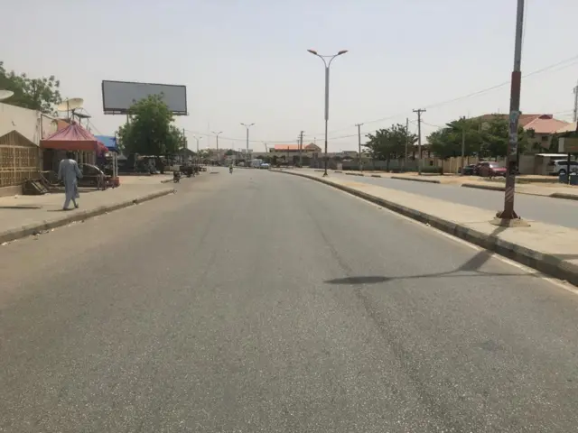 Empty street of Kano