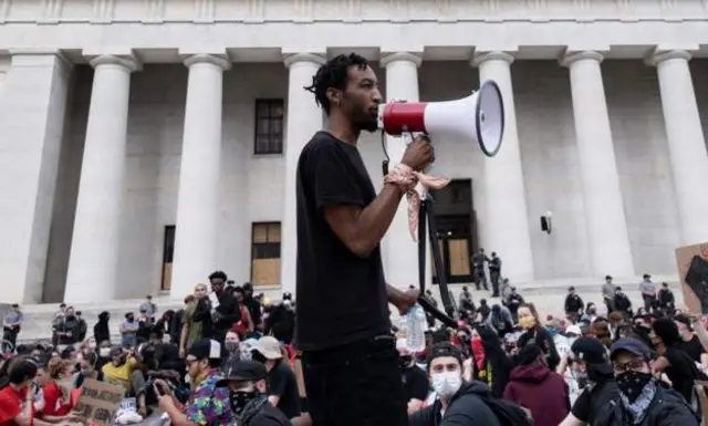 ओहायो में विरोध प्रदर्शन