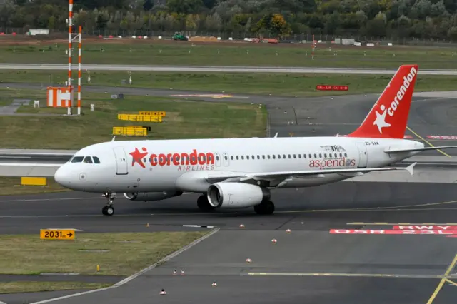 Corendon uçağı
