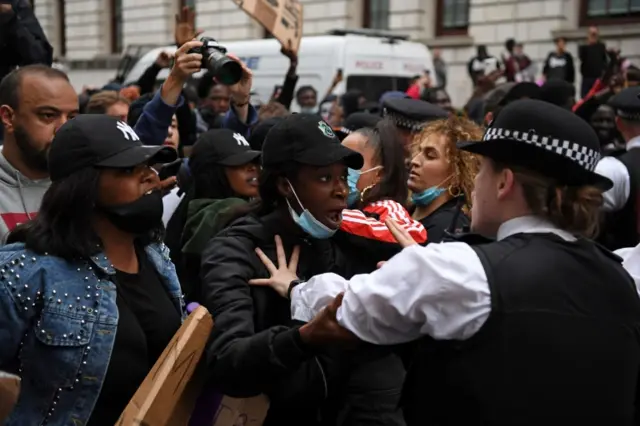 Londra protesto
