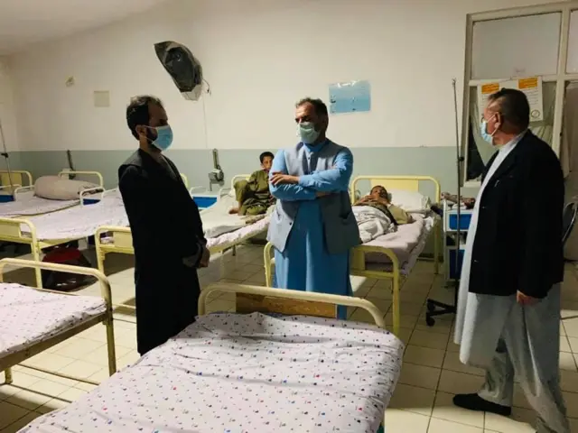 مجروح، معاون وزیر بهداشت افغانستان
