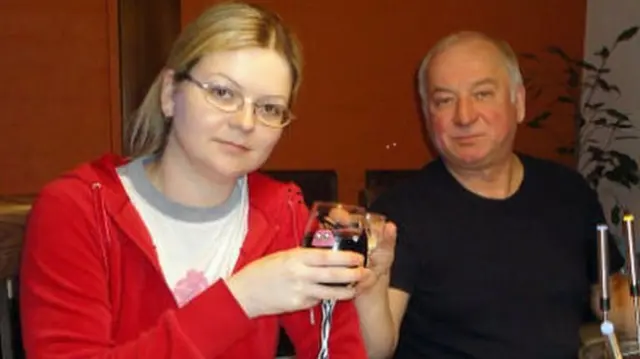 سرگئی اسکریپال و دخترش یولیا