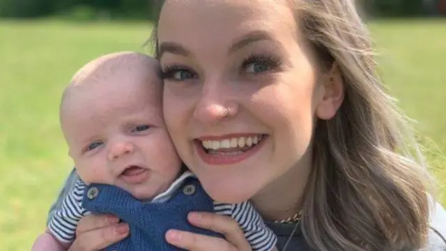 Olivia McDermott with her son Elijah