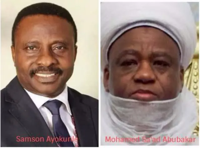 Samson Ayokunle na Sa'ad Abubakar