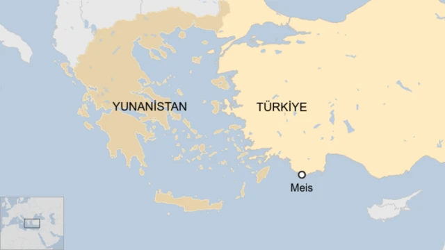 Yunanistan, Meis adası ile anakara arasındaki bölgenin kendi kıta sahanlığı olduğunu savunuyor. Türkiye ise adaların değil, anakaraların kıta sahanlığı bulunduğunu savunarak Meis açıklarının Türkiye kıta sahanlığında olduğunu söylüyor