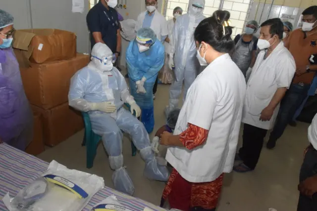 असम में कोरोना संक्रमण