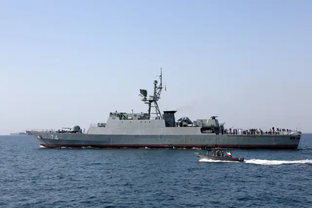 صورة أرشيفية لقارب عسكري إيراني