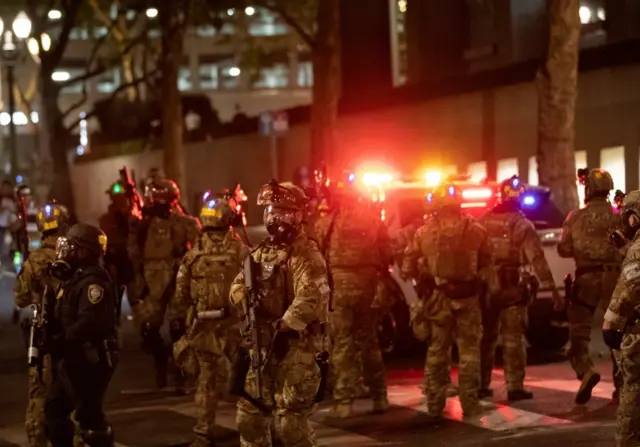 62 gündür protestoların sürdüğü Portland'da federal güvenlik güçlerinin bir kısmı çekiliyor