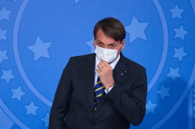 ब्राज़ील के राष्ट्रपति जेर बोल्सोनारो