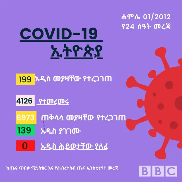 የኮሮናቫይረስ አሃዝ