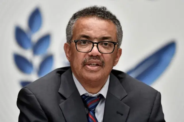 የዓለም ጤና ድርጅት ኃላፊ ዶ/ር ቴድሮስ አድኃኖም