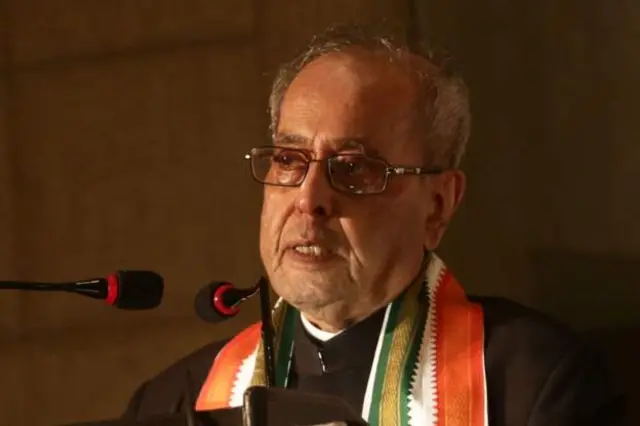 Hindistan'ın eski Devlet Başkanı Pranab Mukherjee