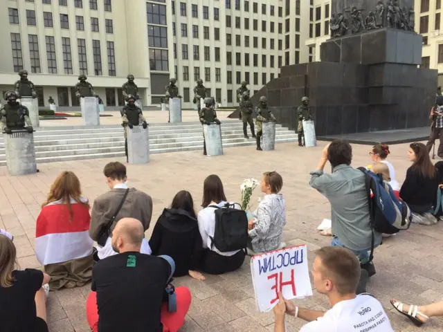 Протесты Минск