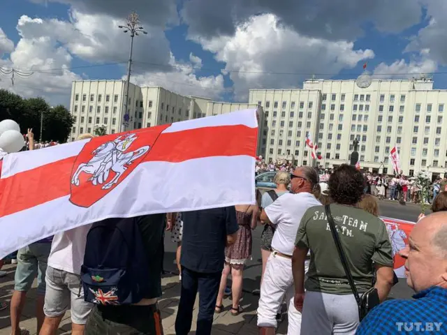 Марш оппозиции в Могилеве