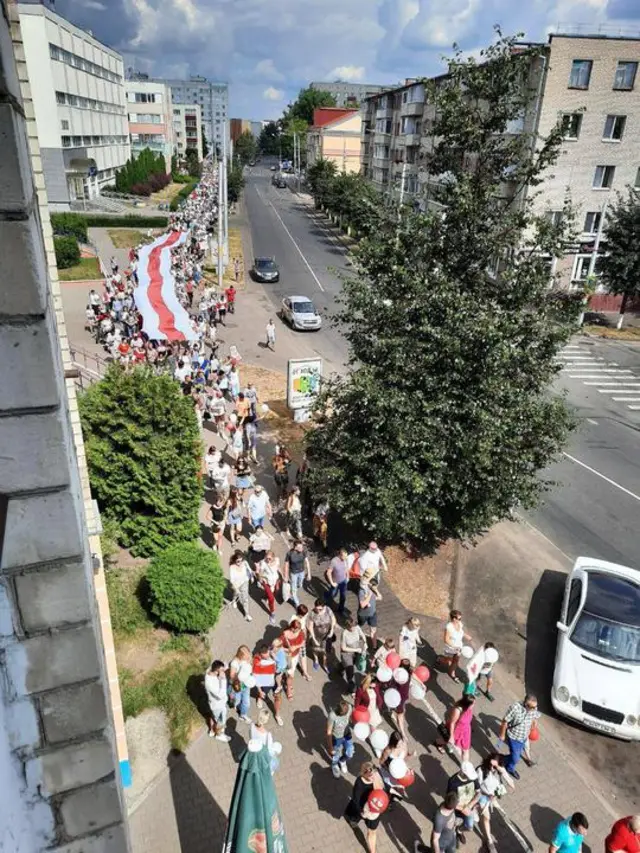 Оппозиционный марш в Бобруйске