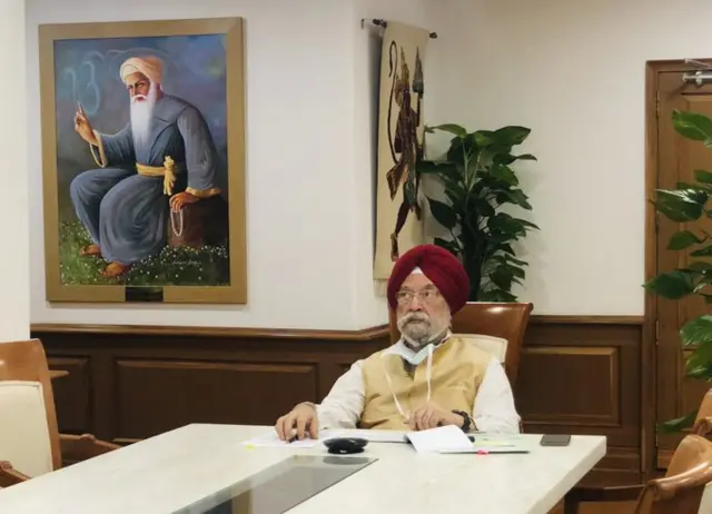 केंद्रीय नागरिक उड्डयन मंत्री हरदीप सिंह पुरी