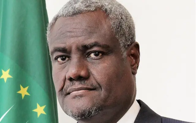 Moussa Faki Mahamat, président de l'UA
