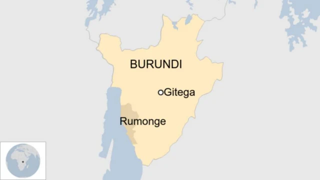 Kaartaa Burundii