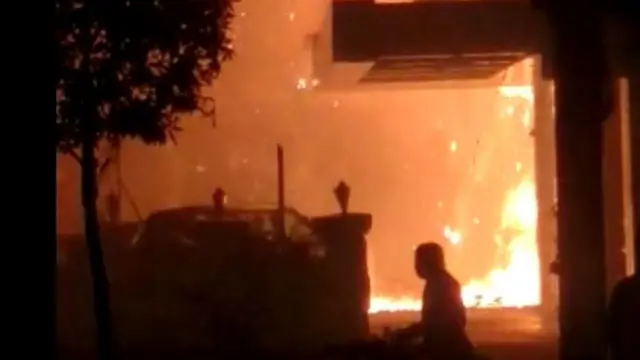 विजयवाड़ा के एक होटल में आग