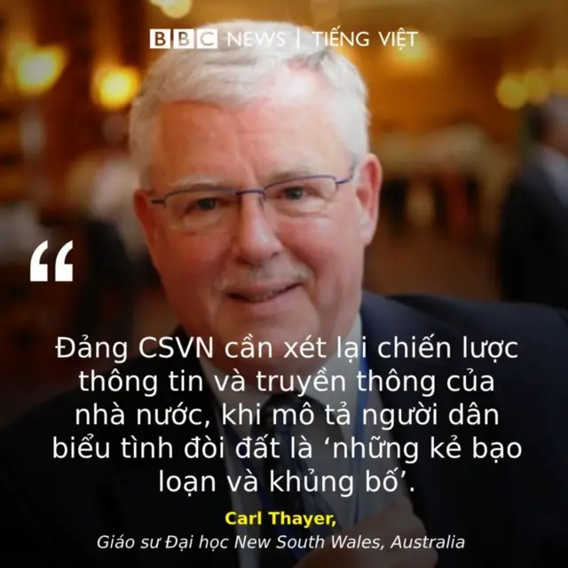 GS Carl Thayer, nhà quan sát chính trị Việt Nam lâu năm