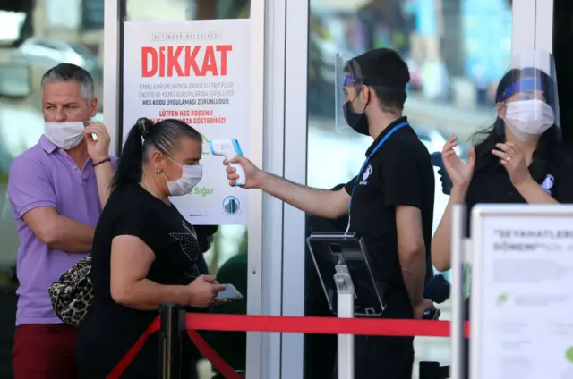 Ankara'da koronavirüs önlemleri.