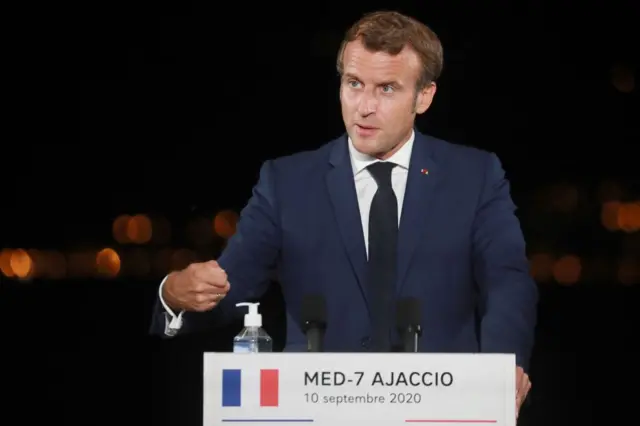 Fransa Cumhurbaşkanı Emmanuel Macron