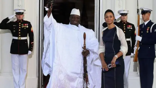 Yahaya Jammeh na mkewe Zenab Jammeh