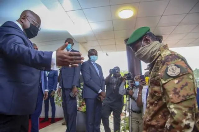 Viongozi wa Mali na ECOWAS