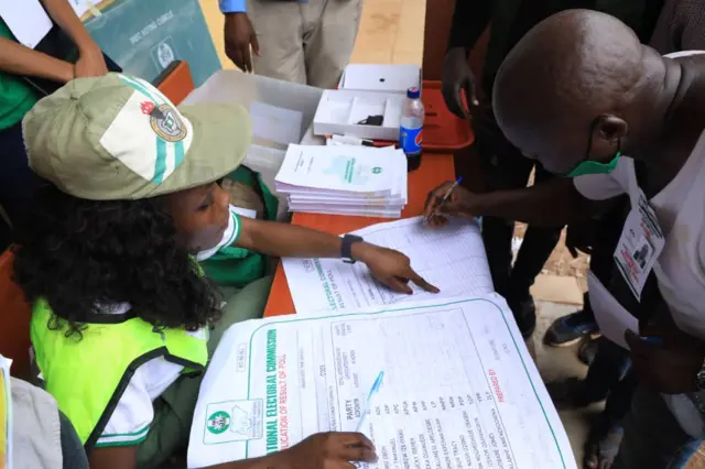 "Edo Election results updates" & "Who is leading in Edo Governorship Election"?