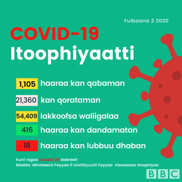 Haala Covid-19 Itoophiyaa