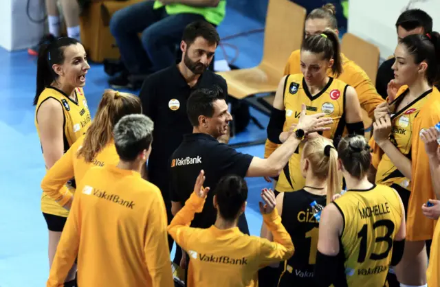 VakıfBank voleybol takımı.