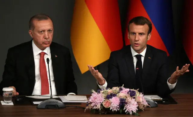 Erdoğan ve Macron