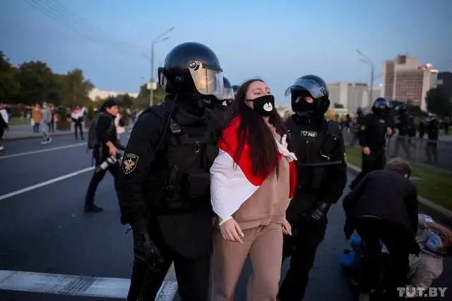Минск задержания