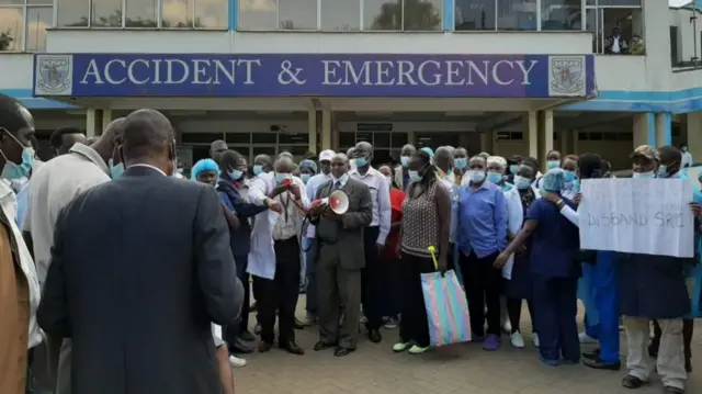 Mgomo wa wahudumu wa Afya KNH