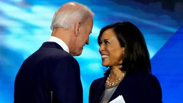 Joe Biden and Kamala Harris
