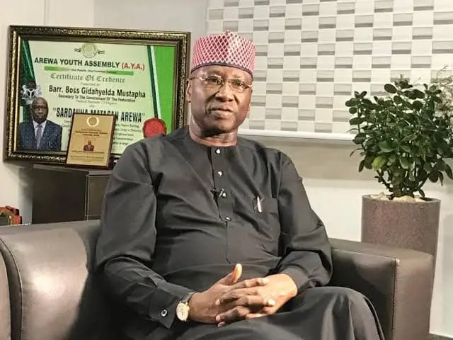 Boss Mustapha bụ onyeisi otu ọtawaike onyeisiala n'ebuagha megide coronavirus