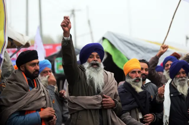 किसानों का विरोध प्रदर्शन
