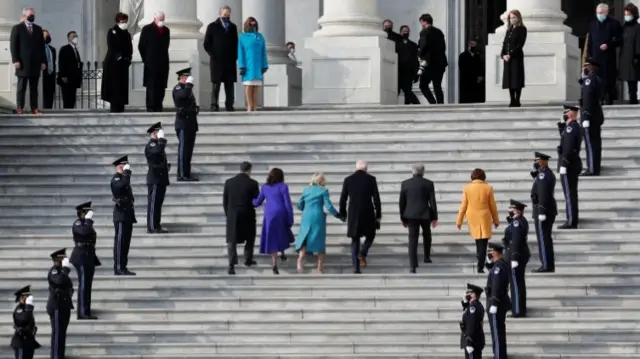 拜登抵达国会大厦