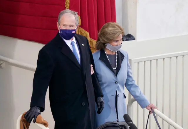 George and Laura Bush